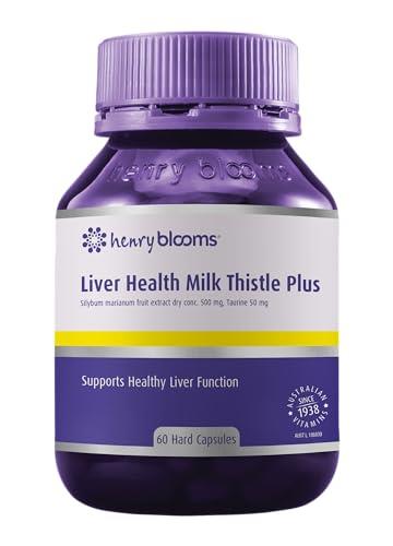 Henry Blooms 35,000 mg Milk Thistle with 50 mg Taurine 60 Vegetarian Capsules