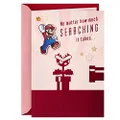 Hallmark Nintendo Super Mario Valentine's Day Card for Husband, Wife, Boyfriend, Girlfriend (Lucky)
