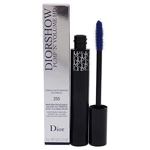 Christian Dior Diorshow Pump N Volume HD Mascara - 255 Blue Pump for Women - 0.21 oz Mascara, 6.21 millilitre