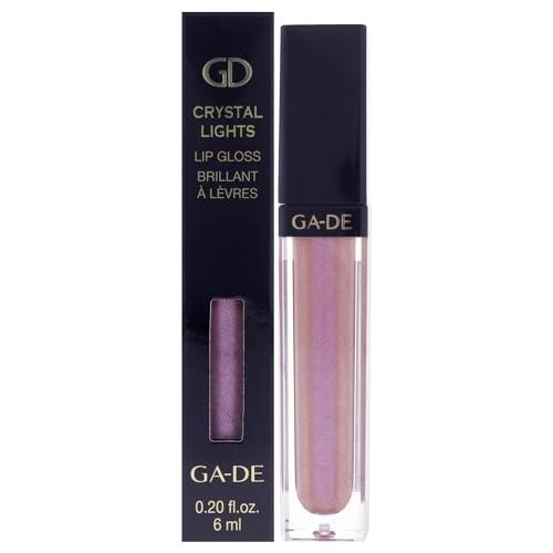 GA-DE Crystal Lights Lip Gloss, 805 - Enriched with Light-Reflecting Crystal Pearls - Smooth Silky, Rich Color - Moisturizes and Adds Shine - 0.2 oz