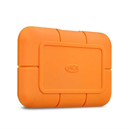 LaCie Rugged SSD 2TB, External SSD, USB-C, Thunderbolt 3, Extreme Water and 3m Drop Resistance, Mac, PC, 5 Year Rescue Services (STHR2000800)