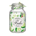 Bormioli Rocco Fido Jar with Clear Lid, 3.0 Litre Capacity