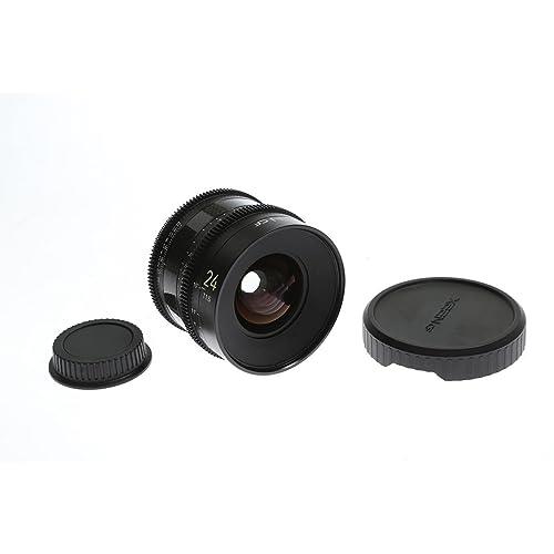 ROKINON XEEN Cf 24mm T1.5 Pro Cinema Lens with Carbon Fiber Construction & Luminous Markings for Canon EF Mount