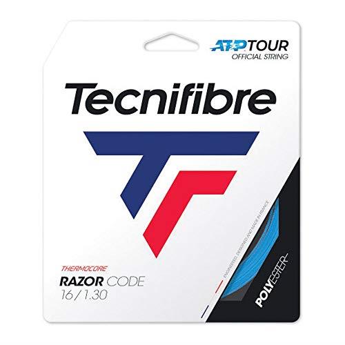 Tecnifibre Razor Code Tennis String, Blue, 1.30 mm Gauge