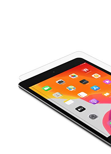 Belkin OVI002zz iPad 7th Generation Screen Protector (for iPad 7th gen, iPad Air 3, iPad Pro 10.5-inch), Clear