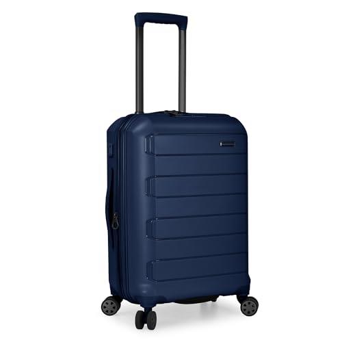 Traveler's Choice Pagosa Indestructible Hardshell Expandable Spinner Luggage, Navy, Check-in Only, Pagosa Indestructible Hardshell Expandable Spinner Luggage