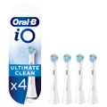 Oral-B iO Ultimate Clean Toothbrush Heads, White (Pack of 4)