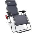 Coleman Chair Flat Fold Layback Lounger Heather