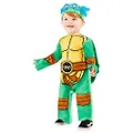 Amscan Mutant Ninja Turtles Teenage Costume for 2-3 Years Kid's, Green/Yellow