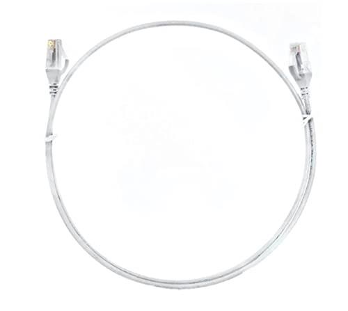 8Ware CAT6 Ultra Thin RJ45 Ethernet Network Cable, White, 3 Meter
