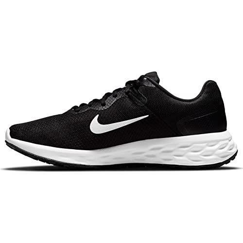 Nike Revolution 6 Next Nature Men's Road Running Shoes, Black/Iron Grey/White, Size 10