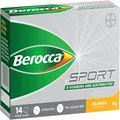 Berocca Sport Electrolyte Drink with B Vitamins & Minerals for Hydration & Nutritional Support During Exercise, Orange Flavour, 14 Pack Sachets