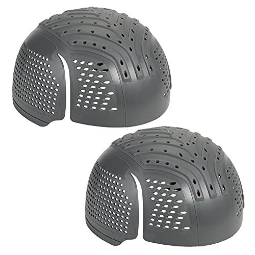 Ergodyne Skullerz 8945F(x) Universal Bump Cap Insert with Extra Venting, Fits Into Any Baseball Hat, 2-Pack, Charcoal