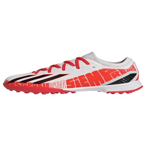 Adidas X Speedportal Messi.3 Turf Soccer Shoe, FTWR White/Core Black/Solar Red, 6 US Unisex Big Kid