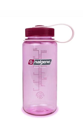 Nalgene Sustain Tritan BPA-Free Water Bottle Made with Material Derived from 50% Plastic Waste, 16 OZ, Wide Mouth, Cosmo