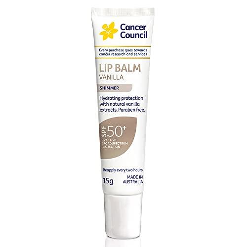 Cancer Council Spf50+ Vanilla Lip Balm 15 g