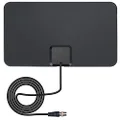 Novawave G2 TV Antenna Indoor - High-Powered HD TV Antenna | Up to 30 Mile Range Indoor TV Antenna for Clearer Reception | 720-1080P Digital Antenna for Smart TV with 5-7 dBi gain | App Included