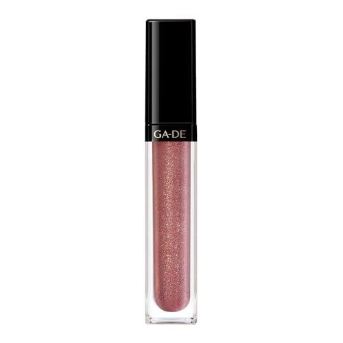 GA-DE Crystal Lights Lip Gloss, 815 - Enriched with Light-Reflecting Crystal Pearls - Smooth Silky, Rich Color - Moisturizes and Adds Shine - 0.2 oz