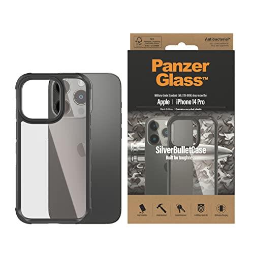 PanzerGlass Apple iPhone 14 Pro Silver Bullet Case, Black