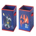 Idea Nuova Batman Set of Two Spacious Collpasible Storage Cubes, 10"x10", Batman / Blue
