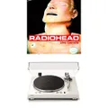 Yamaha TT-N503 (MusicCast Vinyl 500) White Turntable and Radiohead - Bends (180G) [Bundle]