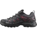 Salomon womens X Ultra Pioneer GTX Trail Running and Hiking Shoe Magnet/Black/Tea Rose 7.5 US