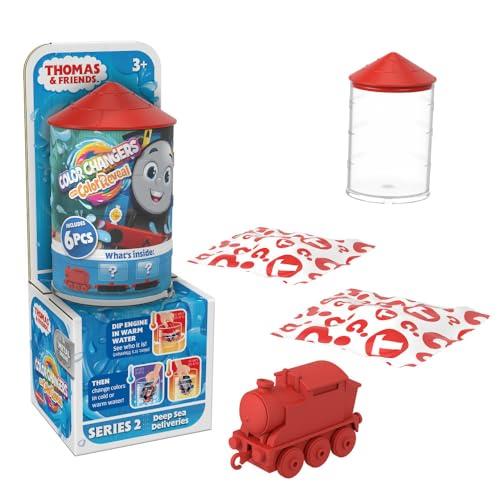 Thomas And Friends Mystery Toy Trains Collection of Color Reveal Engines with Color-Changing Action Plus Surprise Cargo for Kids Ages 3 Years+