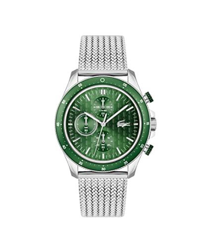 Lacoste Neo Heritage Chronograph Stainless Steel Round Green Dial Men's Watch