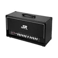 Monoprice SB100 100-watt All Tube 2-Channel Guitar Amp Head with Reverb, Four 6L6 Tubes, Effects Loop, Independent Volume and EQ - Stage Right Series