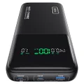 INIU 140W Power Bank, 27000mAh High Capacity Laptop Portable Charger, USB C in&Out Tablet Powerbank, Smart Digital Display Phone Charge Compatible with Samsung etc.