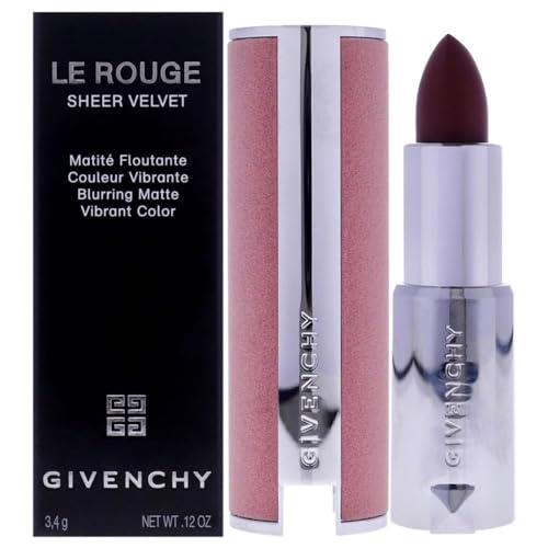 Le Rouge Sheer Velvet Matte Lipstick - N17 Rouge Erable by Givenchy for Women - 0.11 oz Lipstick