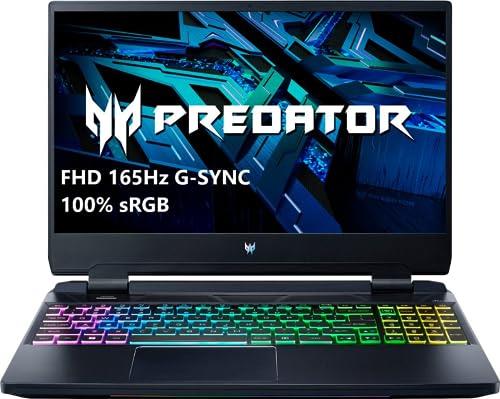 Acer Predator Helios 300 Gaming Laptop, Intel 14-Core i7-12700H, 15.6" FHD 165Hz IPS Display, NVIDIA GeForce RTX 3060, 16GB DDR5 512GB SSD, Per-Key RGB Backlit KB, Thunderbolt 4, WiFi 6E, Win11 Home