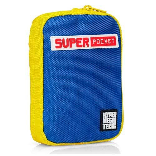 Blaze Evercade HMT Super Pocket Fabric Case (Capcom) Blue/Yellow