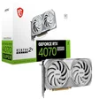 MSI GeForce RTX 4070 Super 12G Ventus 2X White OC Gaming Graphics Card - 12GB GDDR6X, 2520MHz, PCI Express Gen 4, 192 Bits, 3X DP v 1.4a, HDMI 2.1a (Supports 4K & 8K HDR)