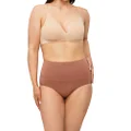 Nancy Ganz Women's Revive Smooth Wirefree Full Cup Bra, Warm Taupe, Size 10F