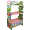 Teamson Kids Fantasy Fields Magic Garden Wooden Bookshelf with Storage Drawers, Multicolor