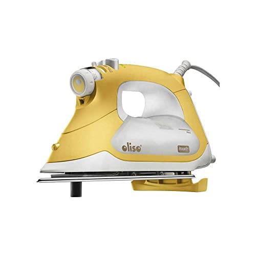 Oliso Smart Iron YELLOW Pro1 Great for Quilting Sewing New TG1100 Ironing