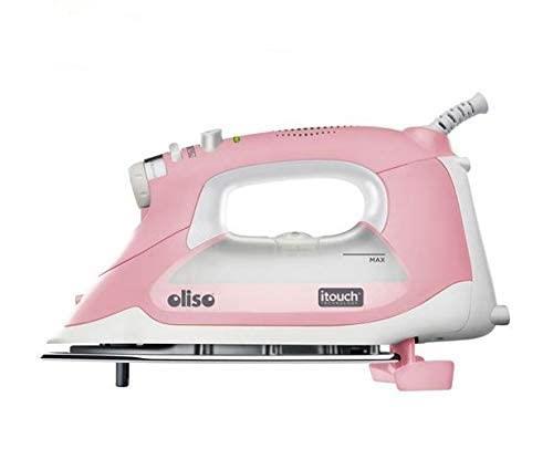 Oliso Smart Iron Pink TG1600 ProPlus Great for Quilting, Sewing, Ironing