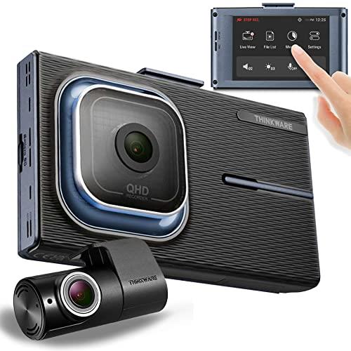 Thinkware X1000D QHD Front and Rear Touch Screen Dash Camera with GPS, Night Vision and 32GB MicroSD Card