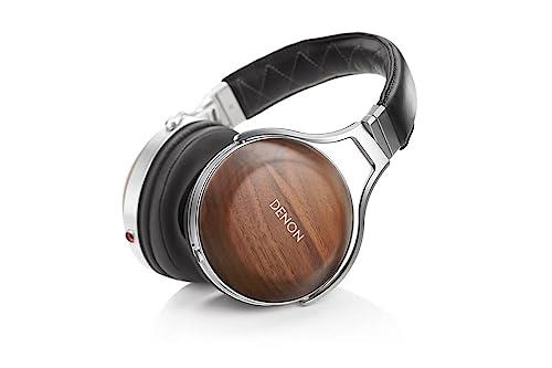 Denon AH-D7200 Reference Headphone | Premium Sound | Japanese Made FreeEdge Drivers | Real Walnut Earcups & Leather Headband | Adjustable
