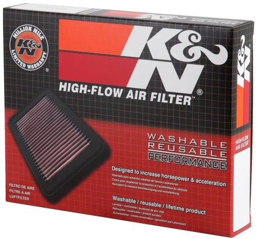 K&N 33-2036 Panel Air Filter for Nissan, Honda Civic & Isuzu Models