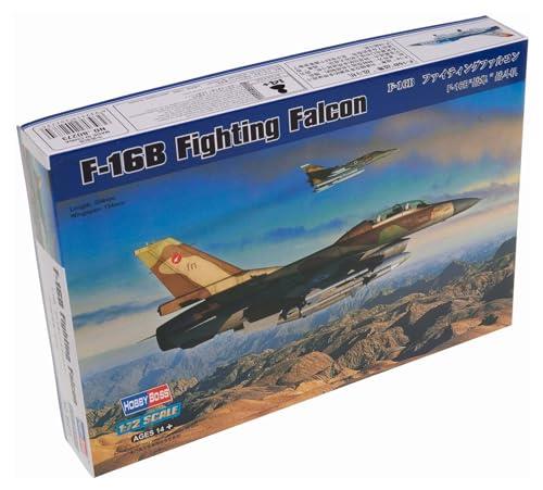 HobbyBoss 1/72 Scale F-16B Fighting Falcon Plastic Model Kit