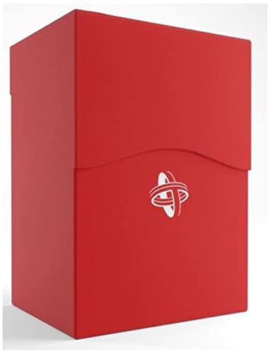 Gamegenic 80 Sleeves Card Deck Holder Box, Red
