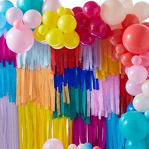 Ginger Ray Mix It Up Brights Streamer and Balloon Backdrop Kit