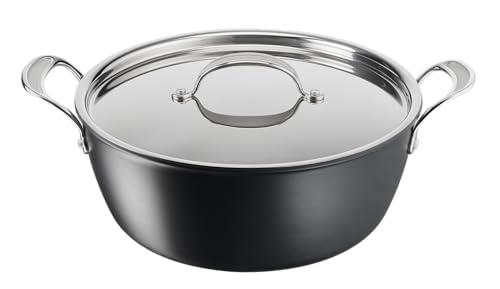 Jamie Oliver by Tefal Cooks Classic Induction Hard Anodised Big Batch Pan 30cm + Lid, H9125444