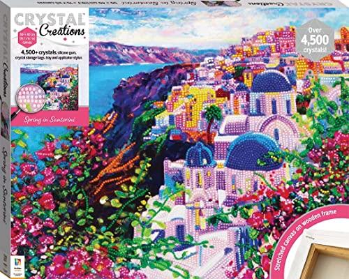 Crystal Creations Canvas: Spring in Santorini