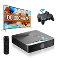 Super Console X2 Retro Video Game Consoles 108,000+ Games 60+Emulators 2 Systems in 1/Games/TV Audio S902X2 Chip 4K HD Output with 2 Gamepads Multiplayer Games (256G)