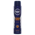 NIVEA MEN Stress Protect Aerosol Deodorant (250ml), 48HR Anti-Perspirant Deodorant for Men, Men's Deodorant Spray with Anti-Bacterial Formula and Fresh Scent