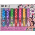 Create It! Lip Gloss with Glitter & Scented (7 Pieces)