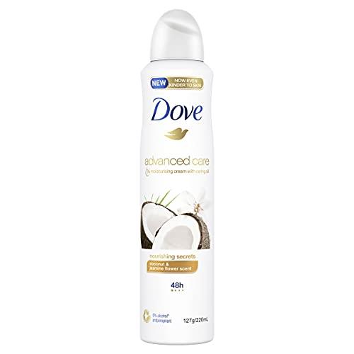 Dove Advanced Care Antiperspirant Aerosol Deodorant Nourishing Secrets Coconut & Jasmine 220mL